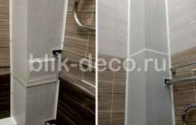 Короб на трубу из металла