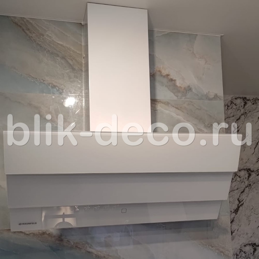 короб на кухонную вытяжку цвет белый