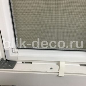 москитная сетка внутри проема белая