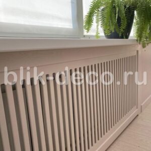 панели ламели ниша батареи мдф фрезеровка белая