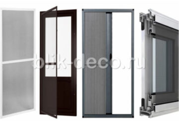 Типы конструкций москитных сеток