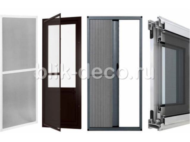 Типы конструкций москитных сеток