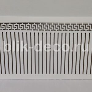 экран на батарею греция в раме белый фото