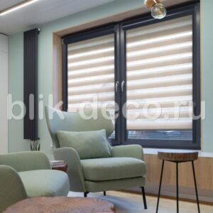 рулонные шторы день ночь зебра